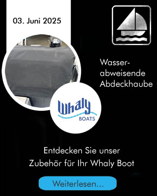 Wasserdichte Abdeckhaube für den Steuerstand Ihres Whaly-Boote